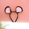 thumbnail image 4 of Cute Cartoon Hairhoop Lovely Mouse Ear Hairband Cosplay Costume Party Stage Props Headdress Adult Kids Head Accessories white powder, 4 of 4