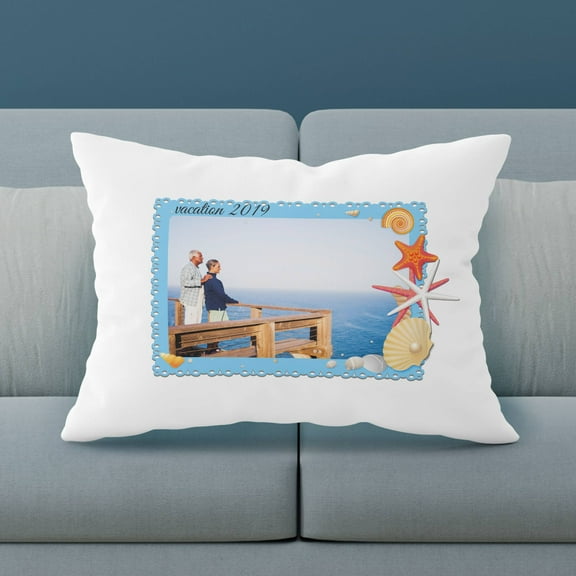 Personalized Vacation Pillow Case with Picture