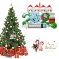 thumbnail image 2 of De Resina De Árbol De Navidad Con Cordón Diy Cubierta De Cara De Nombre Escrito A Mano Colgante De Muñeco De Nieve Decoración De Navidad 2021 Adornos Scienceny HA043597-06, 2 of 6