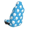 thumbnail image 2 of Disketp Cute Polar Bear Car Seat Covers Universal Front Seat Coves for Car Accessories ,Padded Car Covers for Automotive, SUV, Truck, and Van, 2 of 5