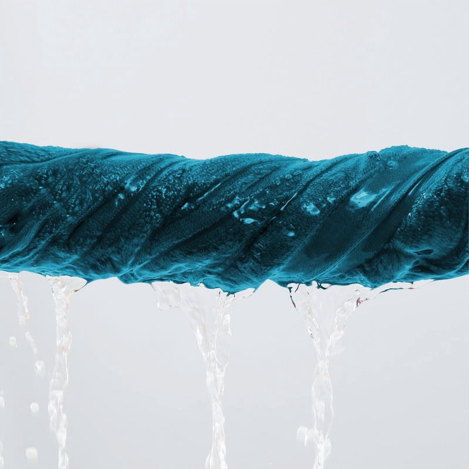 JML Teal Bath Towel Set of 8 Pieces - Cotton Blend Highly Absorbent Towels for Bathroom, 2 Soft Bath Towels, 2 Hand Towels, 4 Washcloths