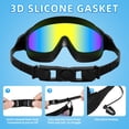 thumbnail image 4 of Gafas de Natación para Adultos, Paquete de 2 Gafas de Natación, Vista Amplia de 180° Antiempañantes y UV sin Fugas para Hombre, Mujeres y Jóvenes, 4 of 7