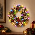 thumbnail image 2 of Wreath Christmas Pearl Diamond Painting Pendant Kits with LED String Lights,DIY Acrylic Christmas Diamond Art Hanging Kit for Adults,Christmas Ornaments for Home Party Wall Decor and Gift, 2 of 7