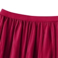 thumbnail image 4 of Women's High Waisted Maxi Tiered Skirt Ruffle Trim Layered Mesh Tulle A-Line Flowy Long Skirt Elegant Fairy Boho Style Skirt Party Evening Special Occasion Apparel, 4 of 6