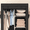 brown, variant on Riousery Portable Wardrobe Closet, 49 Inch Closet Storage with Clothes Rack, Metal Frame with Dustproof Fabric Cover, Grey