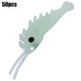 thumbnail image 3 of Señuelo luminoso para camarones, 50 piezas, simulación artificial luminosa, señuelo luminoso para camarones, simulación de señuelo de pesca, estética elegante, 3 of 8