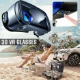 thumbnail image 1 of 3D VR Glasses Virtual Reality Full Screen Visual Wide-Angle Smartphone Eyeglasses for Movies Games, 1 of 9