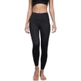 thumbnail image 3 of Yogalicious Lux Women's High Rise, Ankle Length Yoga Pants with Side Pockets (Black, XS), 3 of 6
