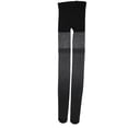 thumbnail image 1 of Pantimedias estampadas negras para mujer Medias con pies para mujer ,, 1 of 5