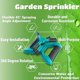 thumbnail image 5 of Aspersores de agua para césped de jardín para gran cobertura, aspersores automáticos duraderos y portátiles para niños, serie conectada para riego 24X, 5 of 5