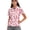 Hearts Pattern, variant on Whosucclay Easter Egg Floral Athletic Tops, 1/4 Zip Lightweight V Neck Short Sleeve Golf Shirts for Travel Tennis Hiking Soft Size Medium