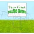 thumbnail image 1 of Farm Fresh Collard Greens (18" x 24") Yard Sign, Includes Metal Step Stake, 1 of 6
