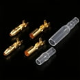 thumbnail image 4 of 200PCS Insulated Bullet Terminals Female Male Crimp Wire Cable Connectors 4.0mm, 4 of 10