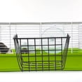 thumbnail image 4 of unbranded Comedero De Duradero Y Colgante Para Conejos Y Cobayas Con Marco Metálico Negro, 4 of 8