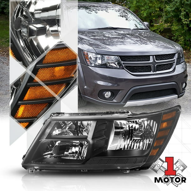 Left LH Driver Side Black Headlight Head Lamp Assembly for 0920 Dodge