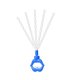 thumbnail image 5 of Varitas de burbujas para actividades al aire libre con líquido de burbujas, suministros para regalo de cumpleaños, 40 agujeros Azul, 5 of 9