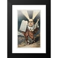 thumbnail image 2 of Udo Keppler 17x24 Black Modern Framed Museum Art Print Titled - The Democratic Moses and His Selfmade Commandments (1906), 2 of 5