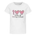 thumbnail image 4 of MuXiKeJi Clothes 100 Days Of School Shirt Letter Print Crew Neck Short Sleeve T Shirt Funny Funny Tees Tee for Boys & Girls, 4 of 4