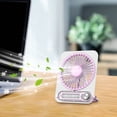 thumbnail image 3 of AYktou Fan - Portable Fan - Desk Fan,Portable Air Conditioners,3 Speed Settings,Quiet Lightweight & Super Thin,Vertical/Hanging Use,3000mAh Large Capacity Battery,for Bedroom,Home,Office, 3 of 6