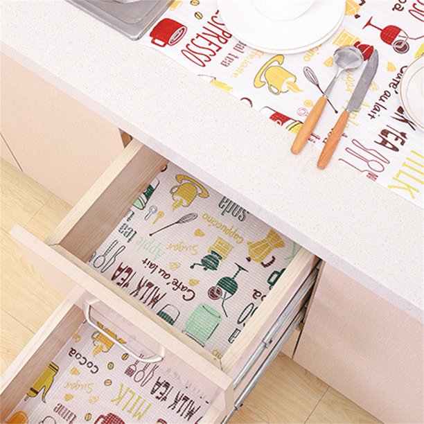 Cheers US Shelf Liners for Kitchen Non Adhesive EVA Drawer