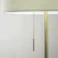 thumbnail image 5 of NEW Brushed Gold Base w/ White Fabric Shade 32"-37" Adjustable Table Lamp 31171, 5 of 6