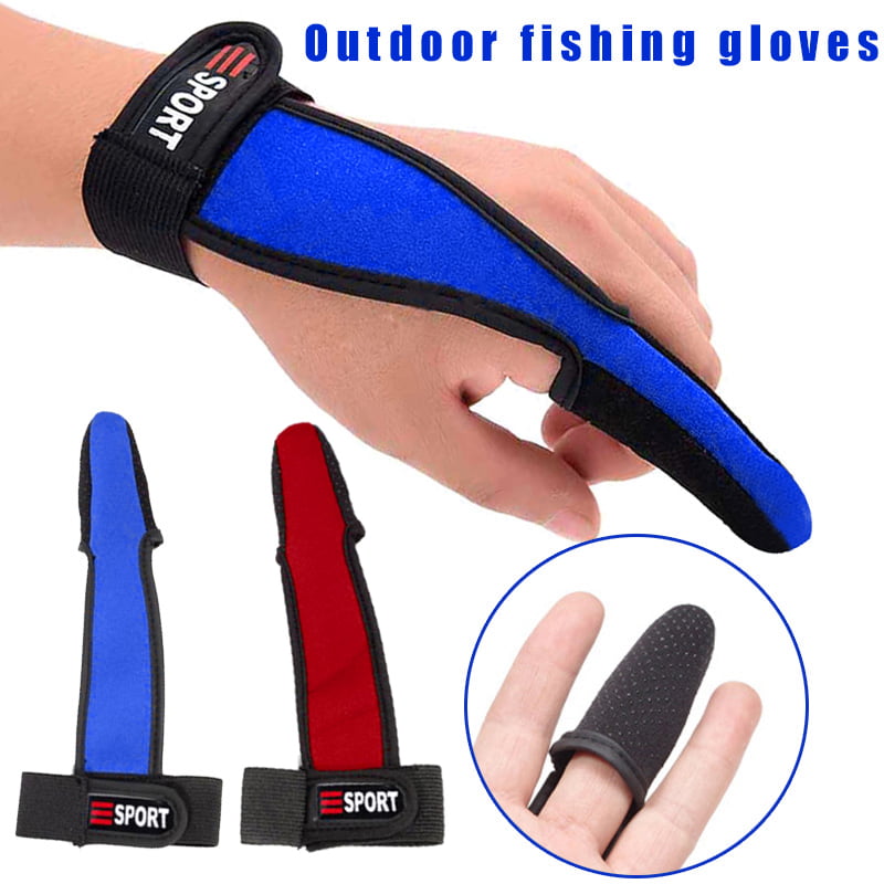 Protector Gloves Single Finger For Fishing Bare Fingertips Fishermen Surfcasting 