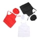thumbnail image 1 of Gorro Y Delantal De Chef, Delantal Para Niños, Conjunto De Gorro De Chef, Poliéster Elástico, Rojo, Negro, , Encantador Para Fiesta, 1 of 7