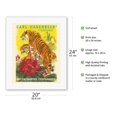 thumbnail image 2 of Carl Hagenbeck’s Zoo - Unique Animal Paradise - Hamburg Germany - Vintage Travel Poster by E. Eigener c.1952 - Fine Art Rolled Canvas Print 16in x 20in, 2 of 4