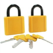 Turning Point Armored Padlocks, 2pk, Ora