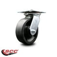 thumbnail image 2 of 6 Inch Heavy Duty Top Plate Glass Filled Nylon Swivel Caster with Roller Bearing, 2 of 2