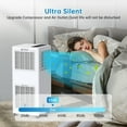 thumbnail image 5 of 8000 BTU Portable Air Conditioner, 4-in-1 Portable AC with Cooling, Fan, Dehumidifier & Sleep Mode, Stand AC Units for Room Cooling Up to 350sq.ft, White, 5 of 7