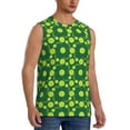 thumbnail image 2 of Bingfone Tennis Balls Pattern Men's Tank Tops Workout Sleeveless Tee Shirts Running Beach Tanks for Men-XX-Large, 2 of 8