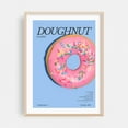 thumbnail image 2 of Pink Glaze Doughnut - Typography Pop Art Kitchen Decor Modern Art Pastel Humor Unframed Wall Art Print 6 x 8 inches, 2 of 16
