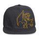 thumbnail image 2 of Pokemon Center Charizard Charcoal Flat-Bill Hat (One Size-Adult), 2 of 6