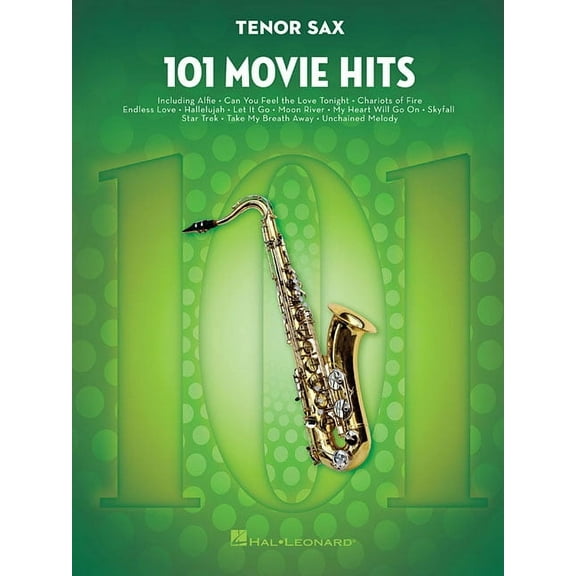 101 Movie Hits: 101 Movie Hits for Tenor Sax, (Paperback)