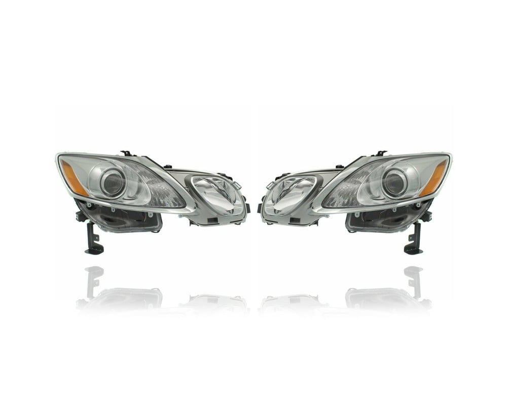 Headlight Assembly - Compatible/Replacement for '07-11 Lexus GS350/GS430/ GS460 - HID/Xenon Without Head Lamp Washer  Adaptive System - Pair, Left  Driver + Right Passenger Set - 8114030B61, 8107030B72 - Walmart.com