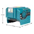 thumbnail image 5 of 2025 Model 200W DC to AC 120V/230V Inverter for Makita 18V Battery featuring a 280LM Light, 5 of 5