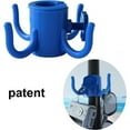 thumbnail image 6 of AMMSUN Beach Umbrella Hanging Hook with 4 Prongs Plastic for Towel Hat Clothes Sunglasses Bag,Blue, 6 of 10