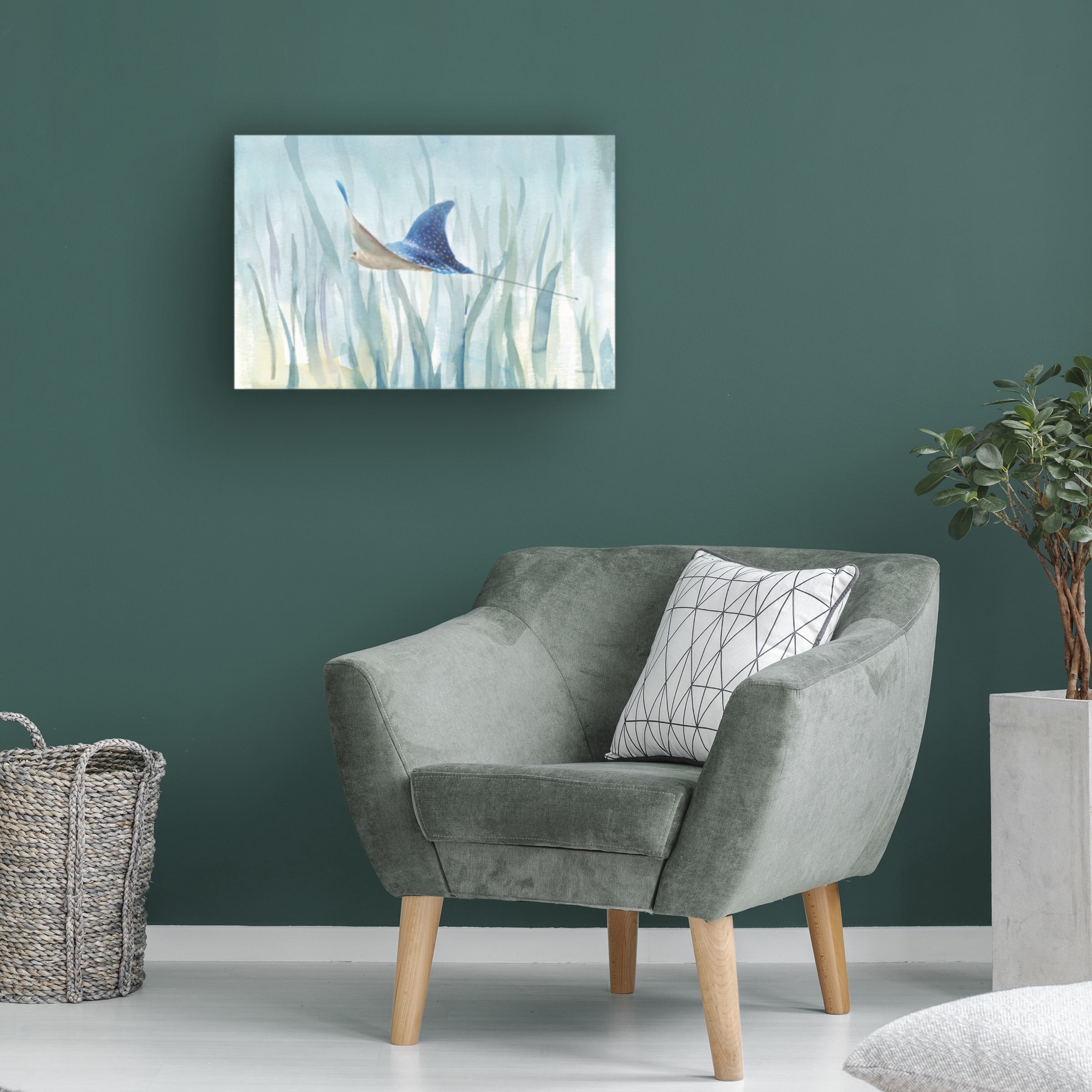 Danhui Nai 'Undersea Ray' Canvas Art