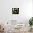 thumbnail image 3 of Stupell Industries Sci-Fi Kitten with Saber Fantasy & Sci-Fi Painting Gold Floater Framed Canvas Art Print Wall Art, 18 x 18, 3 of 10