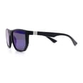thumbnail image 6 of Polarized Mens Flat Top Sport Plastic Geometric Rectangle Sunglasses [Black - Blue Mirror], 6 of 7