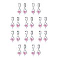 thumbnail image 1 of Guardurnaity 1 par de pendientes de aro con colgante de corazón, joyería estética para novia, esposa, boda, accesorios de regalo personalizados, rosa Type1 NO1 Guardurnaity CBP225945, 1 of 6