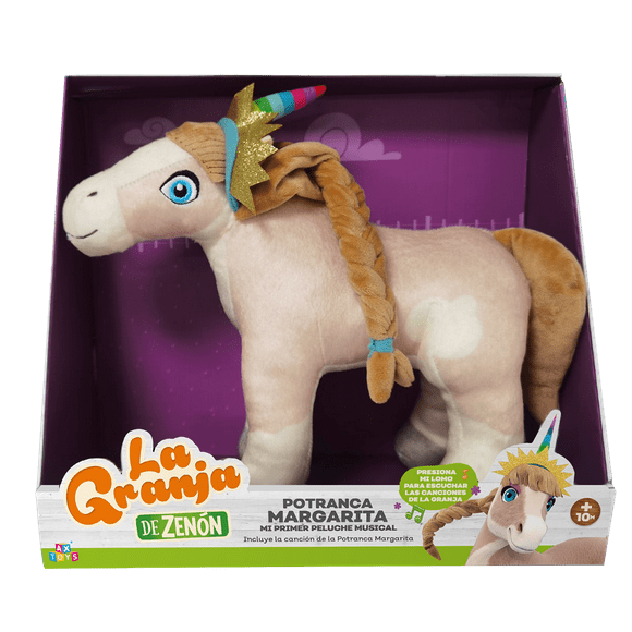La Granja De Zenon Peluche Musical potranca Margarita 30 Cm La granja de Zenon Potranca Margarita