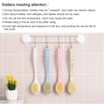 thumbnail image 3 of Funcee Natural Bristle Bath Shower Brush Wash Back Body Scrubber Long Brush, 3 of 4