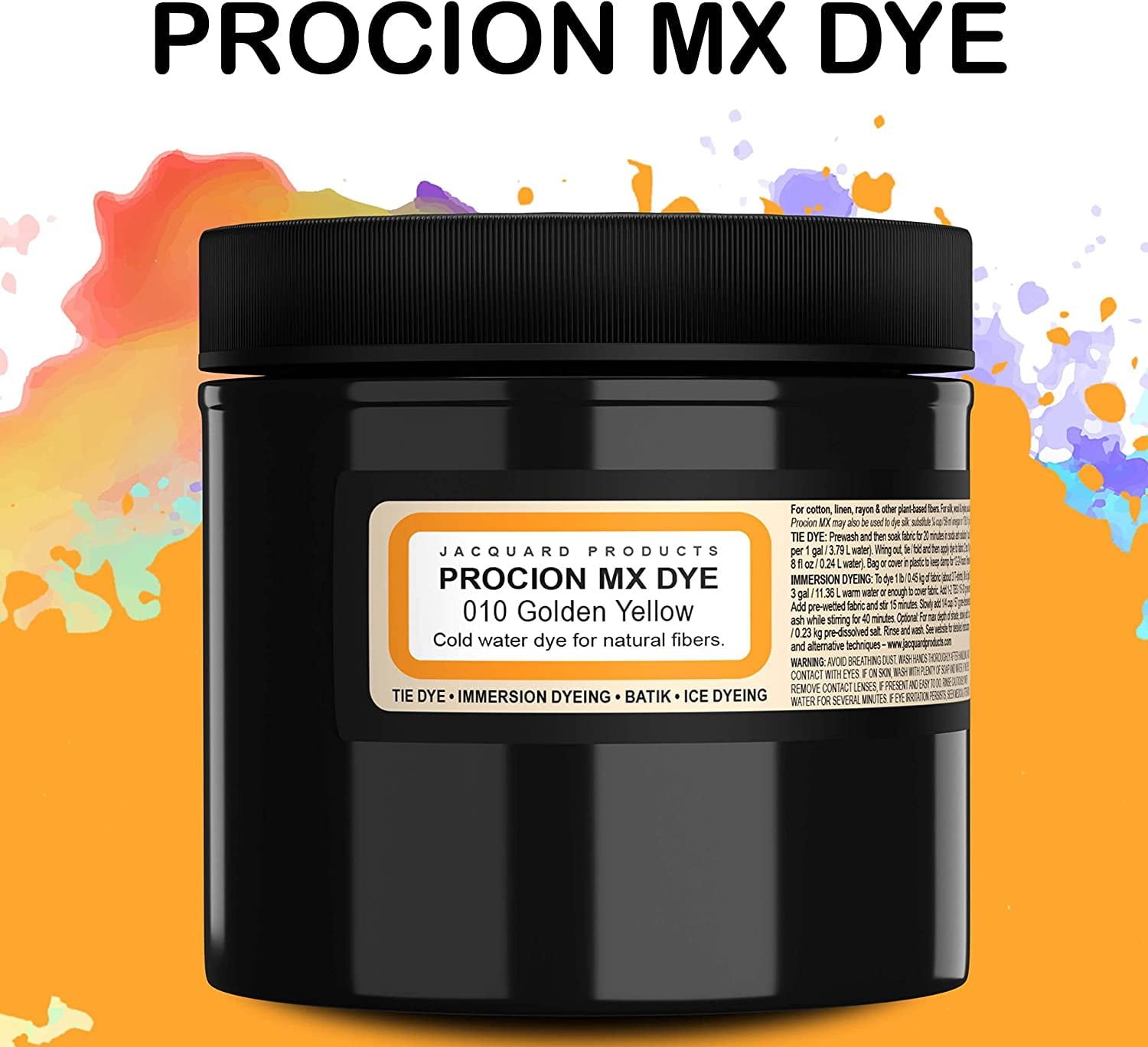 Jacquard Procion MX Dye - Lemon Yellow