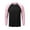 Pink, variant on JTieacloth Mens Tops Tee Shirts Men's Fashion Color Blocked Long Sleeved Sports T Shirt Men's Breathable Sports Top