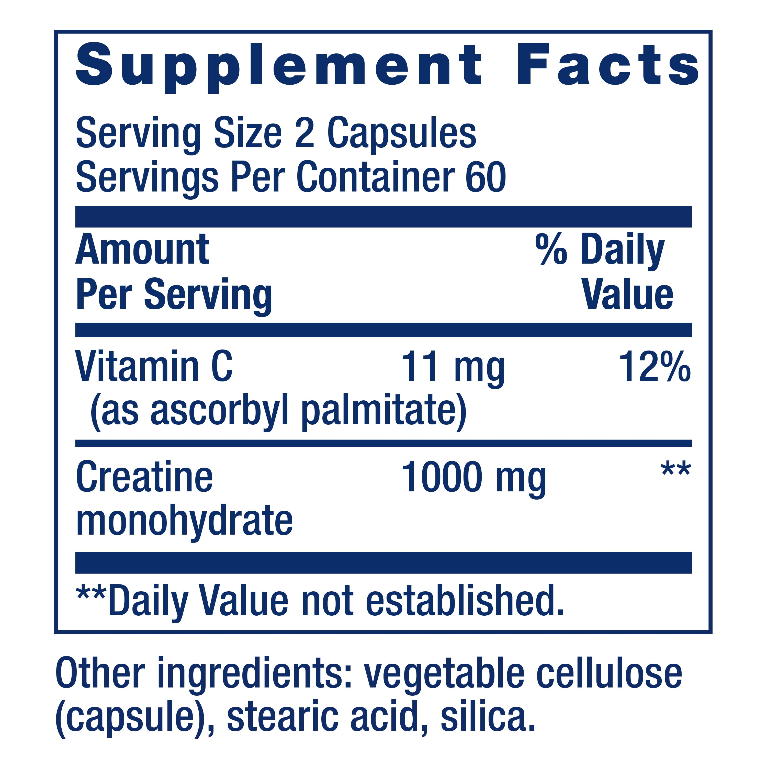 Life Extension® Creatine Capsules, 1000 mg, creatine monohydrate, muscle, endurance, energy metabolism, 120 capsules