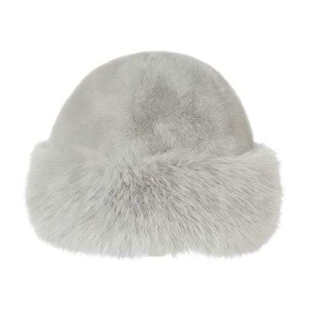 Gorro de invierno estilo pescador cosaco ruso, confeccionado en poliéster gris