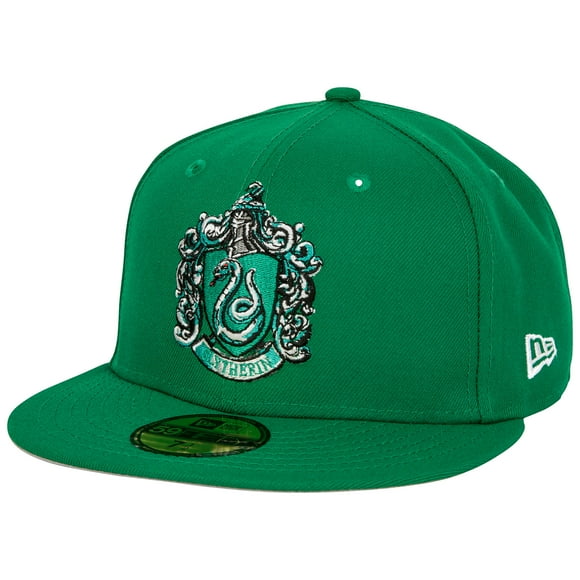 Harry Potter Slytherin House Crest New Era 59Fifty Fitted Hat-7 Fitted