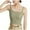 Green, variant on Uaswgudfs Women's Bikini Swimsuit with Boat Neck Adjustable Spaghetti Straps - Padded Athletic Bathing Suit & Navel-Exposed Short Tank Top